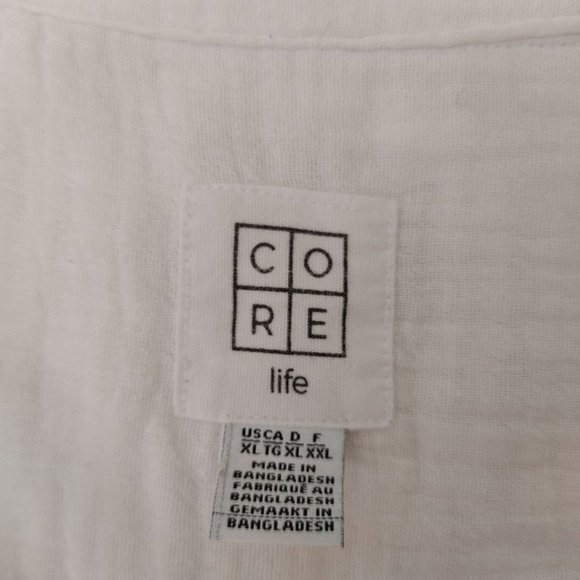 CORE life white short sleeve shirt - Picture 7 of 8